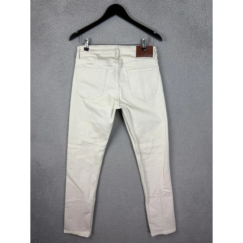 Vineyard Vines Jeans Mens 30x32 White Light Wash Slim Tapered Stretch Denim Men